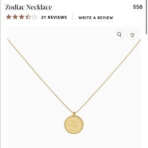 Uncommon James Gold Zodiac Necklace